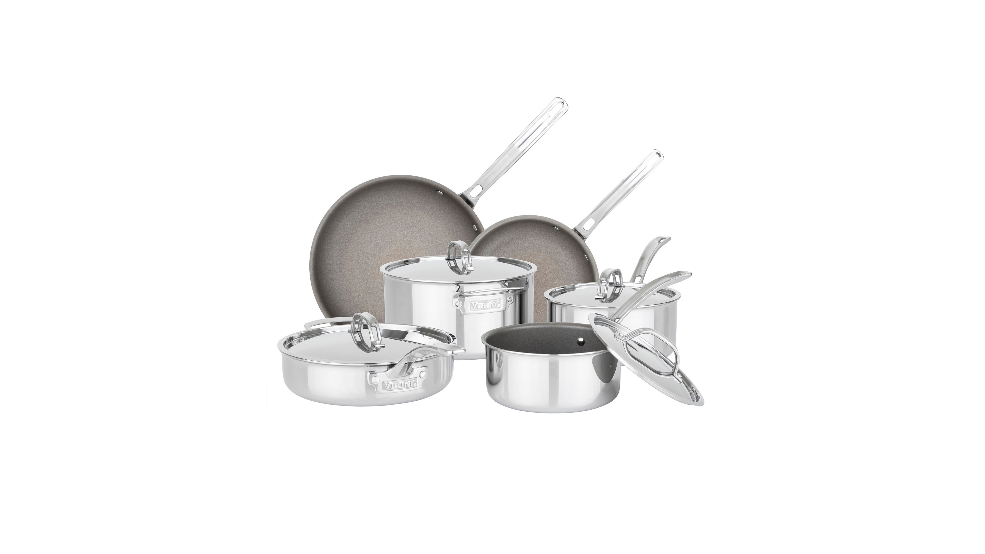 Viking Pure Glide Stainless Steel 10-Pc. Cookware Set