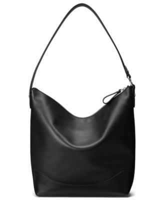 Large Smooth Leather Tasha Bucket Bag