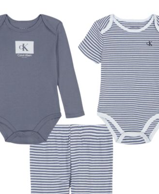 Baby Boys' Long-Sleeve Bodysuit, Bodysuit and Leggings, 3-Piece Set