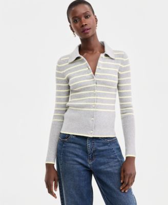 On 34th - Women's Collared Cardigan Sweater
