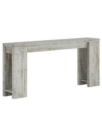 70.9-Inch Extra Long Console Table, Farmhouse Wood Sofa Table Behind Couch, Narrow Entryway Accent Table