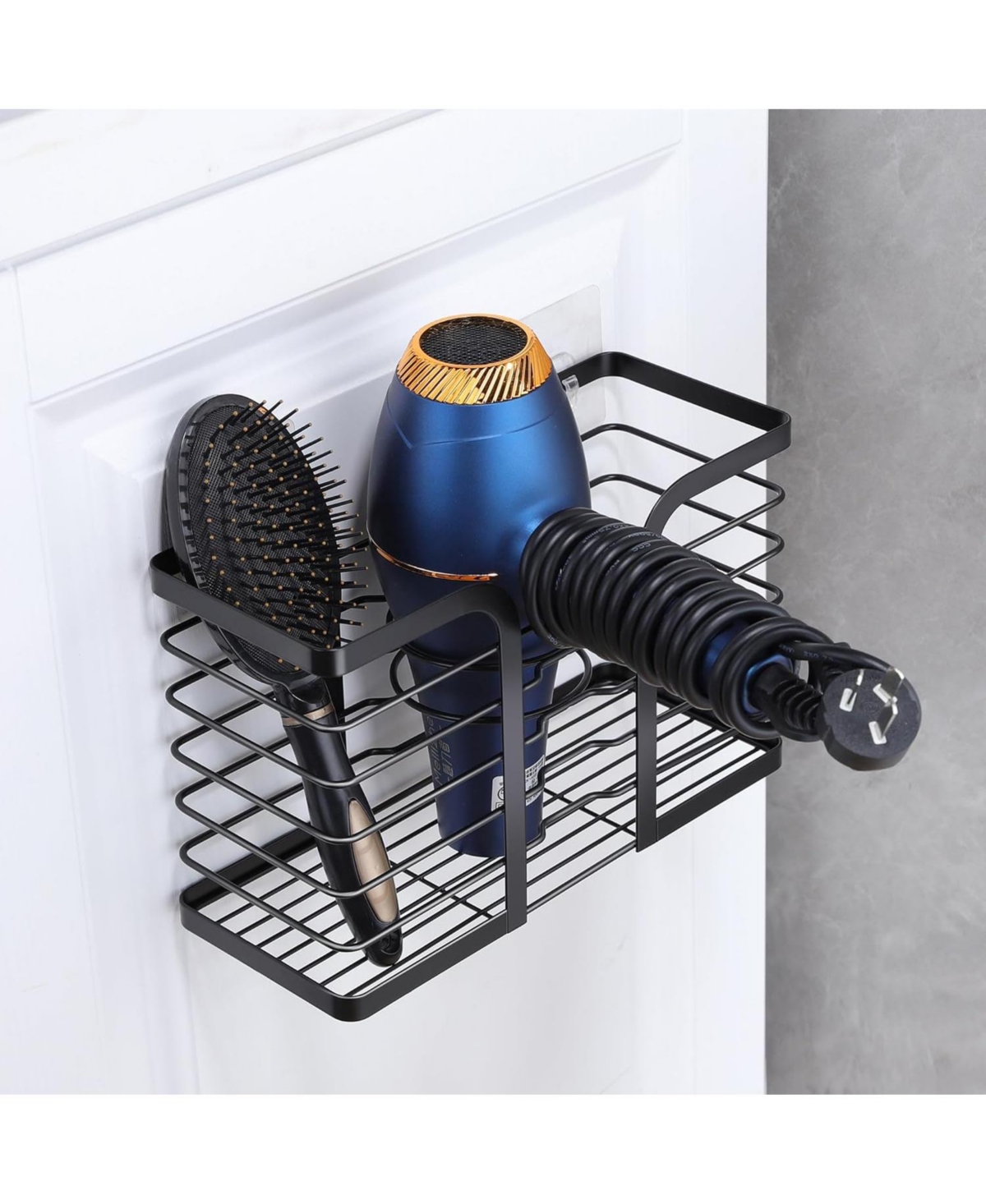 Hair Dryer Holder/Hair Tool Organizer Wall Mount