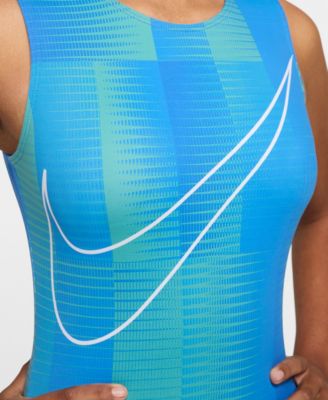 Nike Girls 7-16 Repeat Print Performance Gymnastics Leotard
