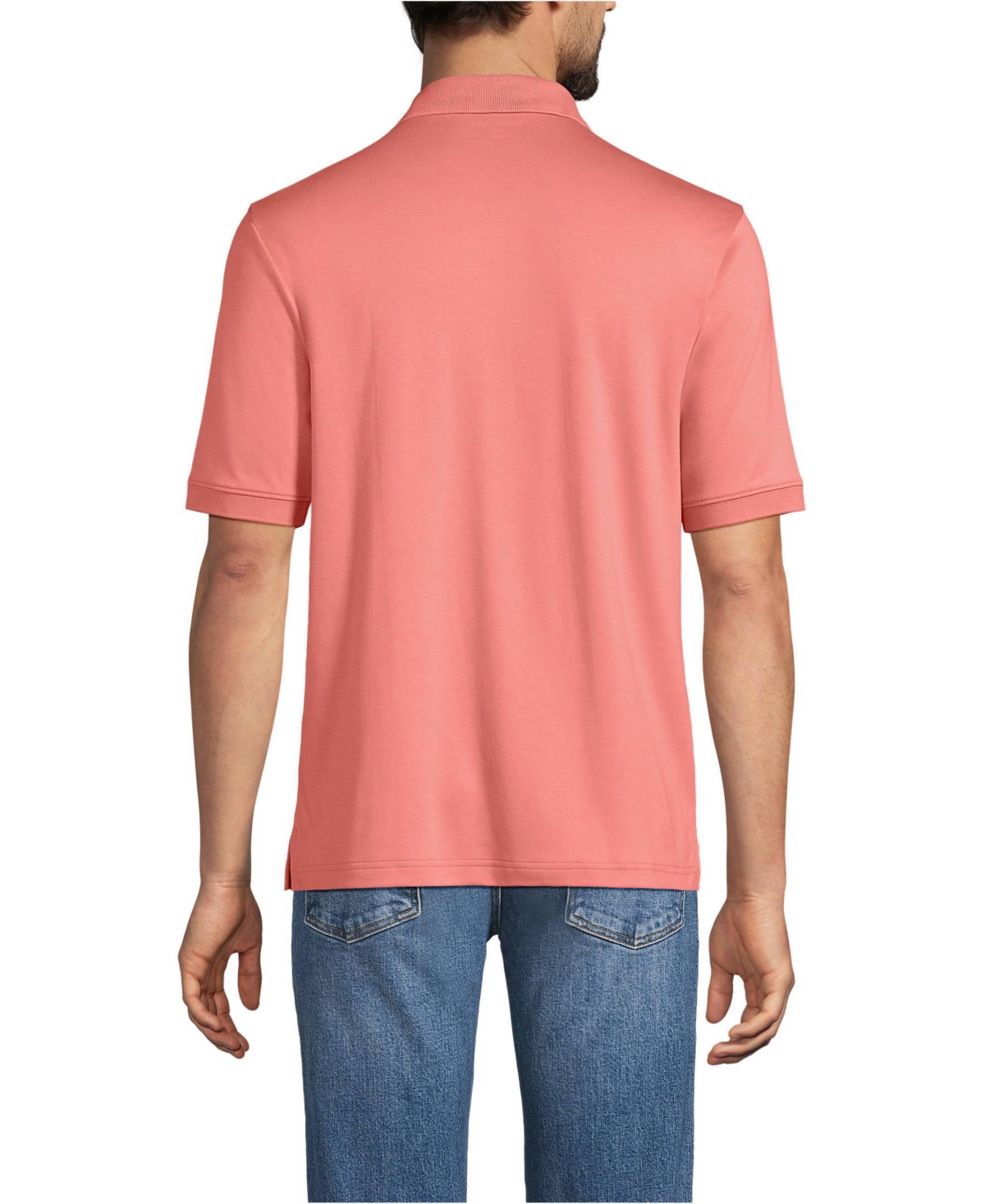 Lands' End Men's Short Sleeve Cotton Supima Polo Shirt