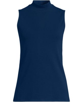 Women's Sleeveless Polished Essentials Mock Neck Top