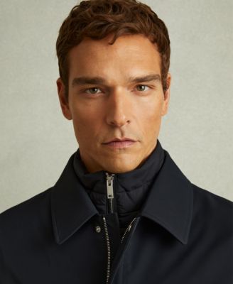 Men's Hybrid Removable Funnel Neck Overcoat