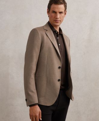 REISS - Men's Single-Breasted with Gilet Insert Tailored-Fit Blazer