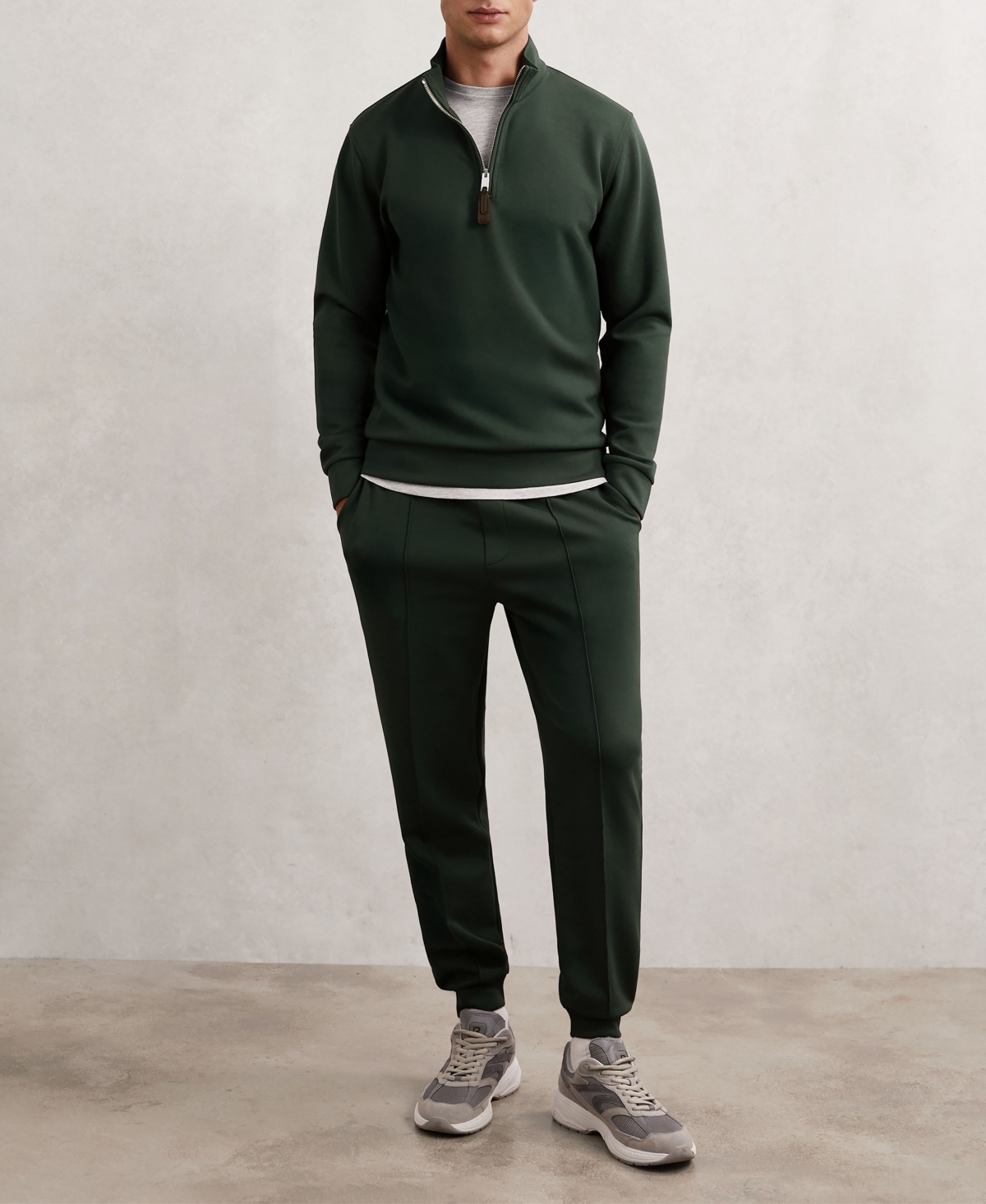 Reiss Men's Interlock Zip-Through Overshirt