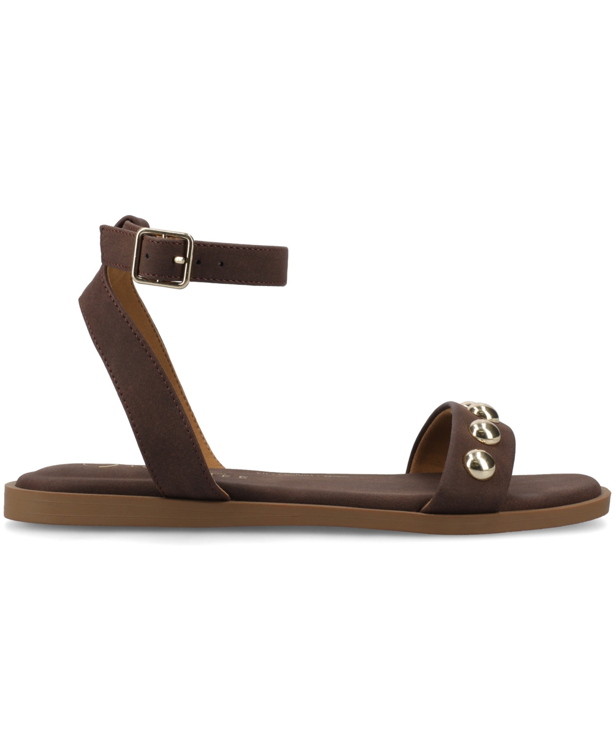 Journee Collection Women's Primrose Ankle Strap Open Toe Sandals