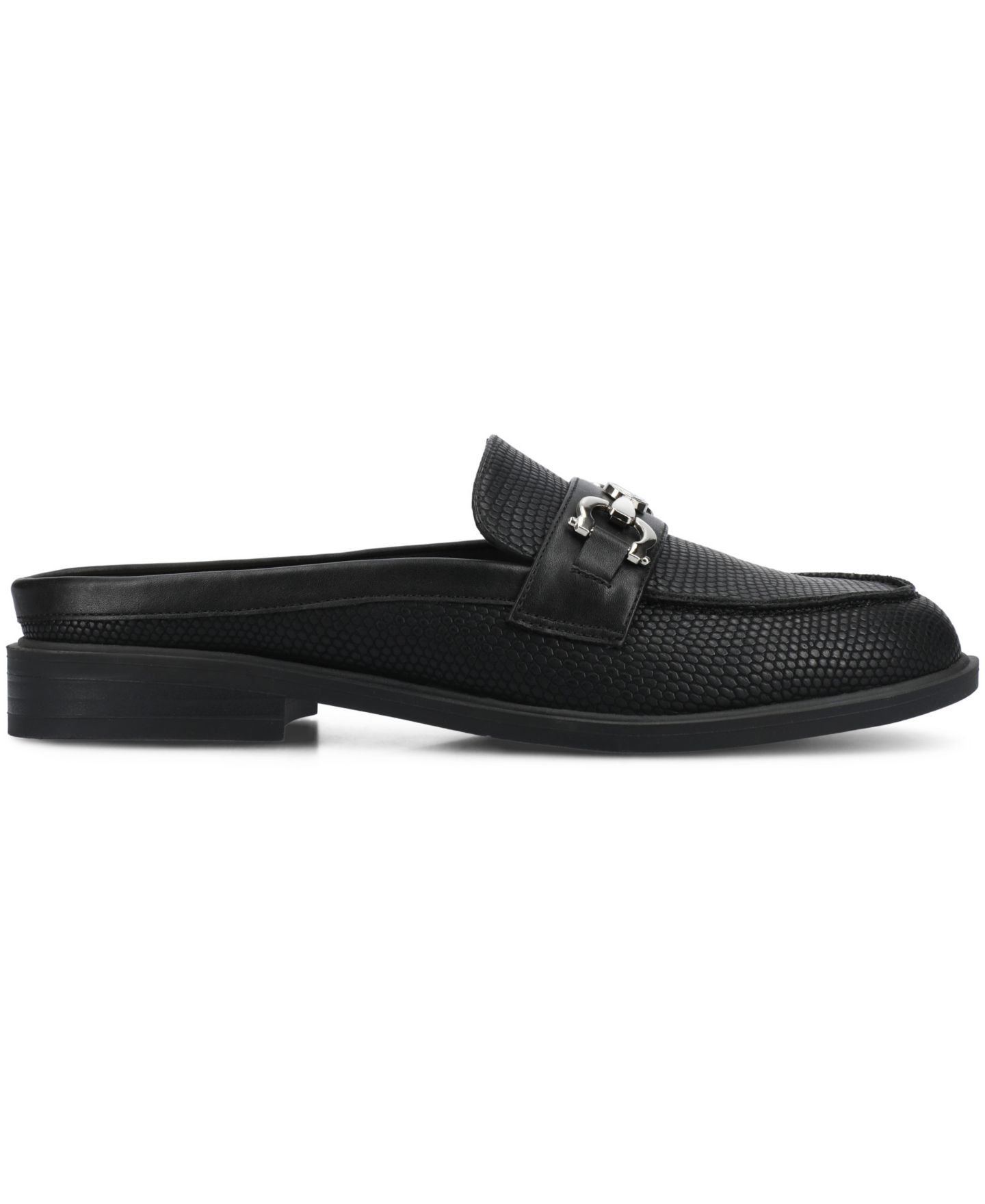 Женские сабо Journee Collection Rayla Slip On Loafer Mules, цвет: Чёрный — фото 2