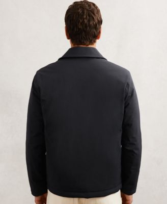 Men's Lightly-Padded Patch-Pocket Jacket