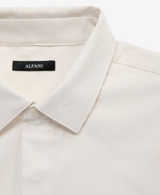 Men's Long-Sleeve Cotton Needle Corduroy Shirt, Macy's Exclusive