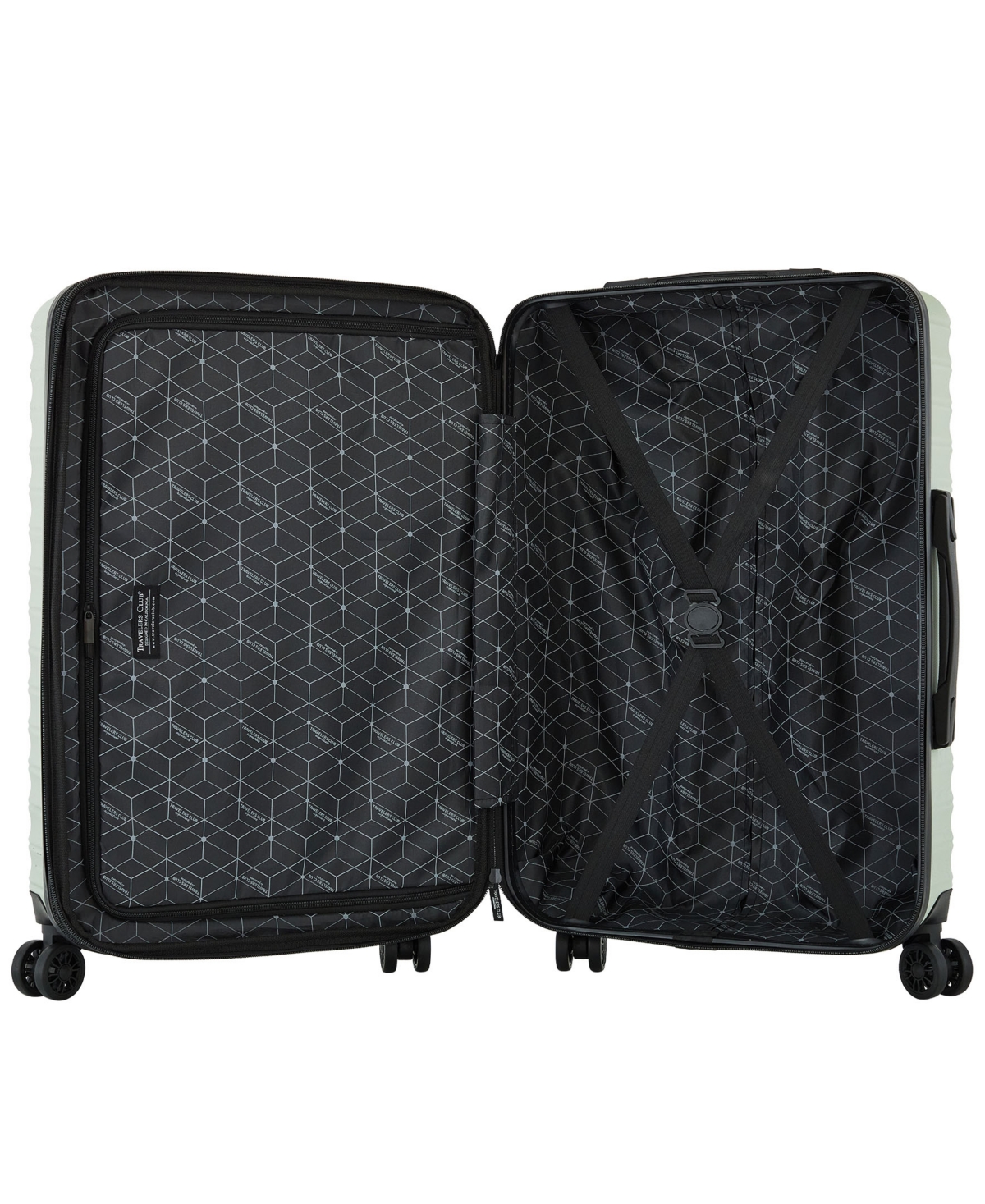Travelers Club Providence 3-piece Expandable Hardside Luggage Set In Green