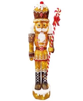 6' Gingerbread Outdoor Christmas Soldier