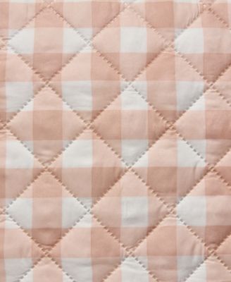 Gingham Microfiber 3-Pc. Quilt Set, King
