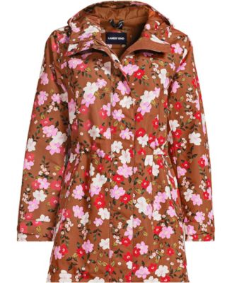 Women's Squall Hooded Waterproof Print Raincoat