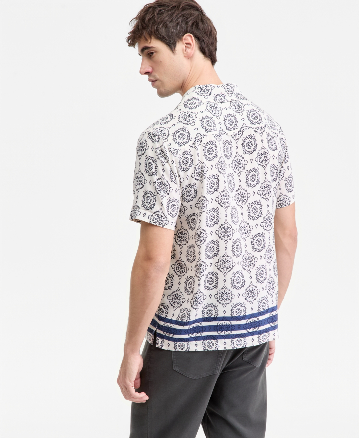 Sun + Stone Men's Camp Jaspar Short-Sleeve Shirt, Macy's Exclusive