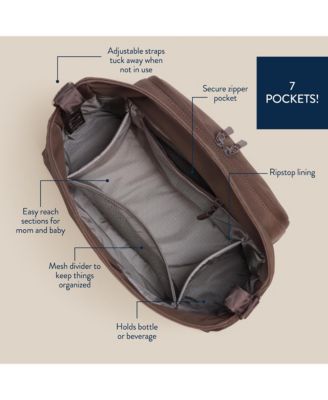 Baby BELONG STROLLER CADDY WOVEN CHOCOLATE