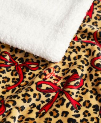 Plush Reversible Sherpa Throw, 50"x 60"