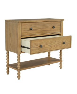 36" Solid Wood Frames 2-Drawer Accent Chest