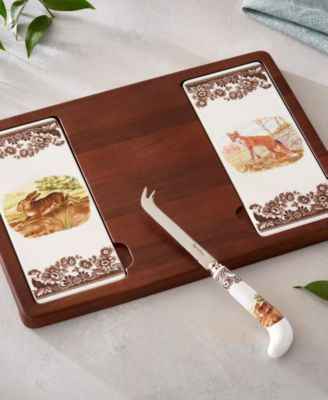 Woodland 2-Piece Cheese Board & Knife Set