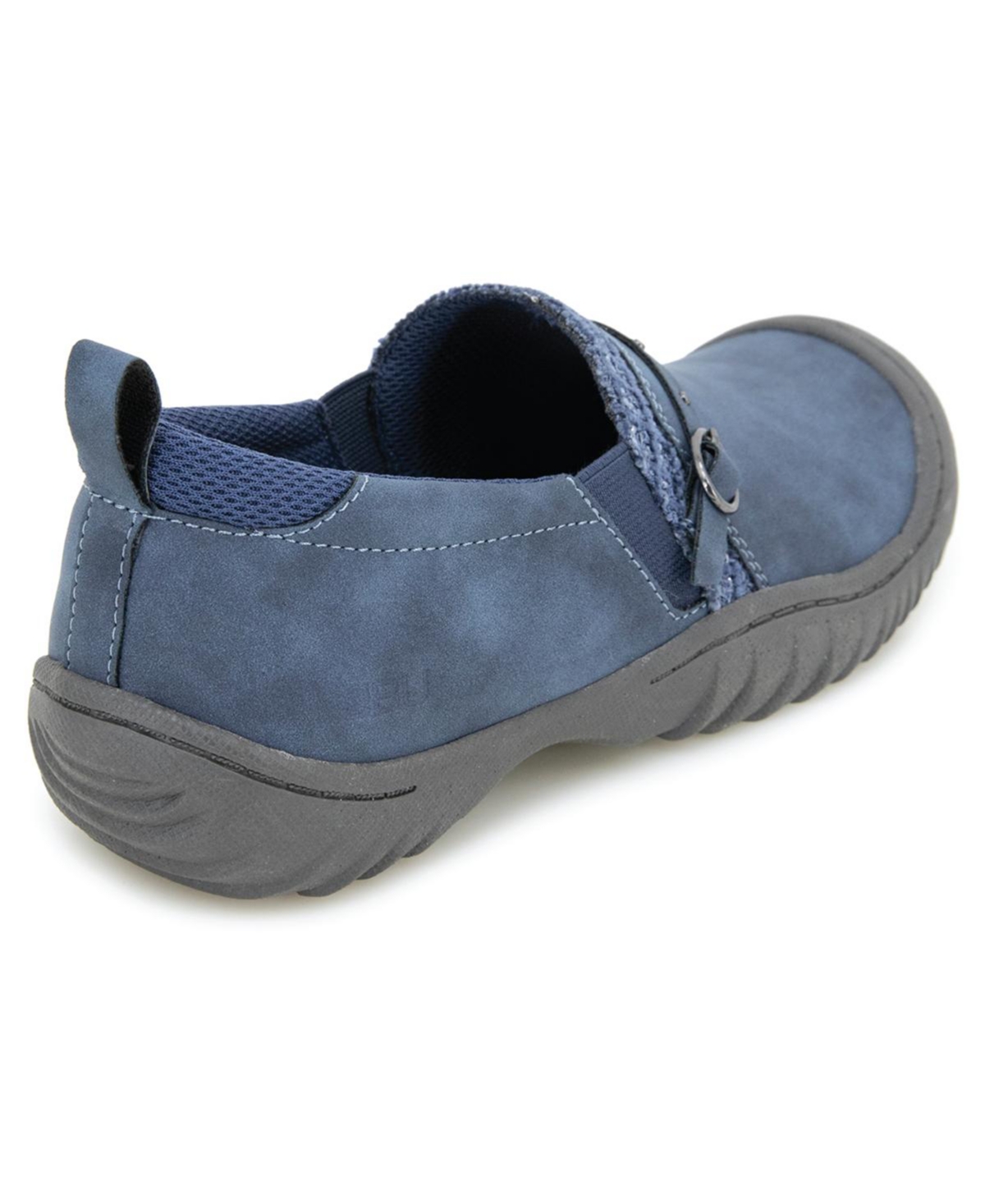 Jbu Women's Mavis Sweater Detailed Slip On Loafers In Blue