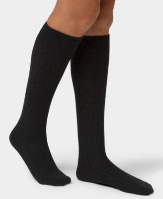 Hue - Women's Cable Knit Knee-High Socks