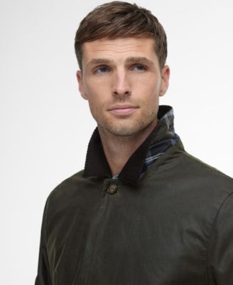 Men's Short Lorden Wax Mac Collar Jacket