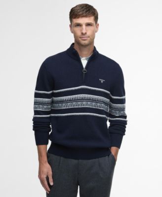 Barbour - Men's Kepwick Half Zip Long-Sleeve Jumper Sweater