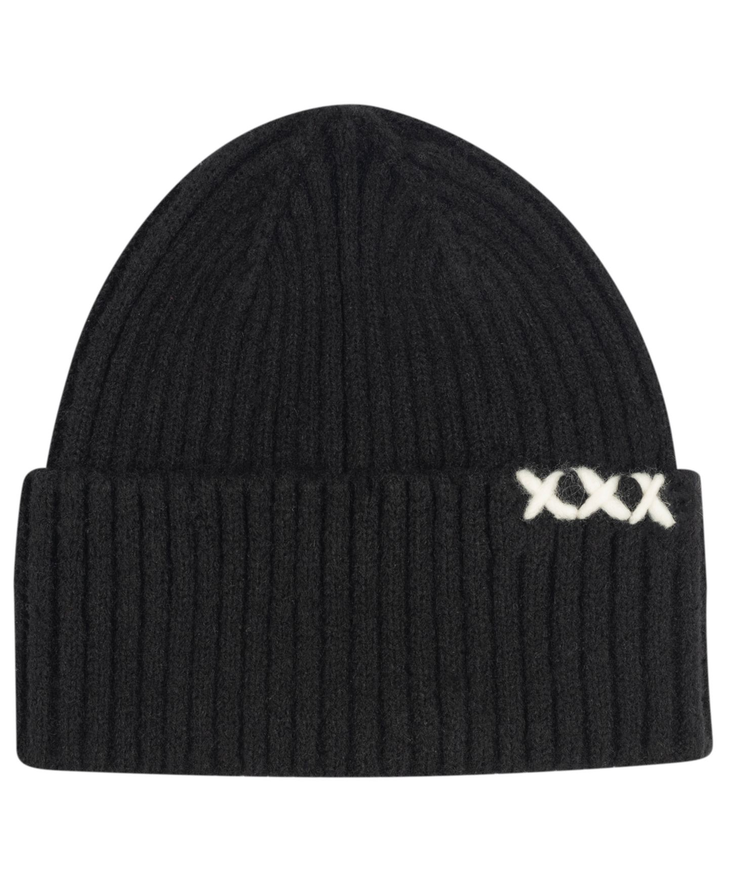 Мужская шапка SCOTCH & SODA Decode Rib Stitched Beanie, цвет: Чёрный — фото 1