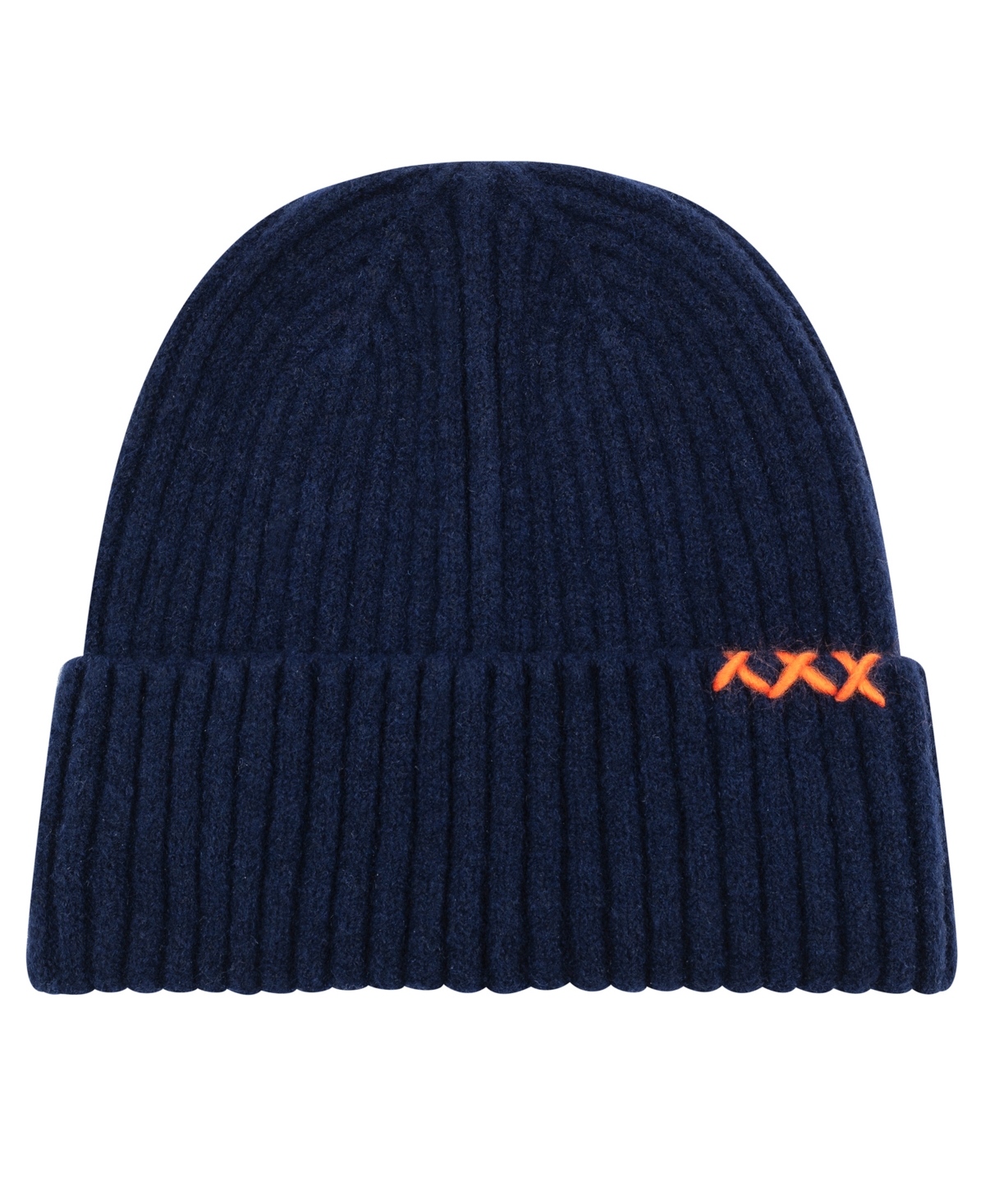 Scotch & Soda Men's Decode Rib Stitched Beanie In Blue