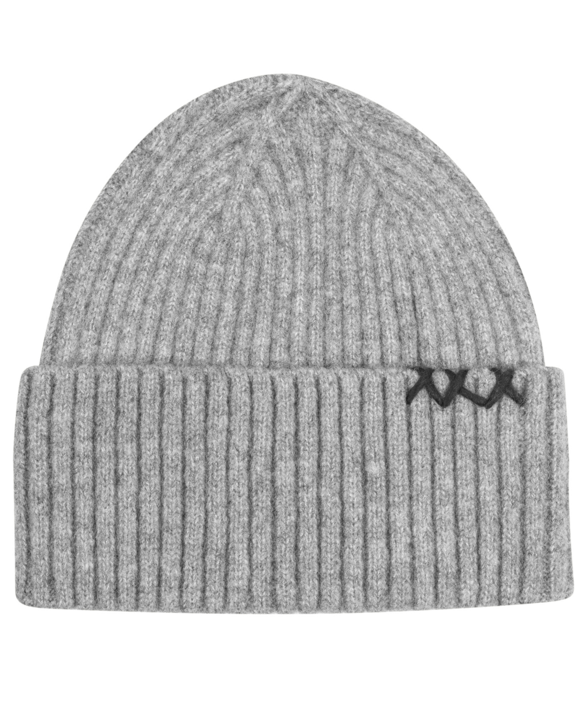 Scotch & Soda Men's Decode Rib Stitched Beanie In Gray