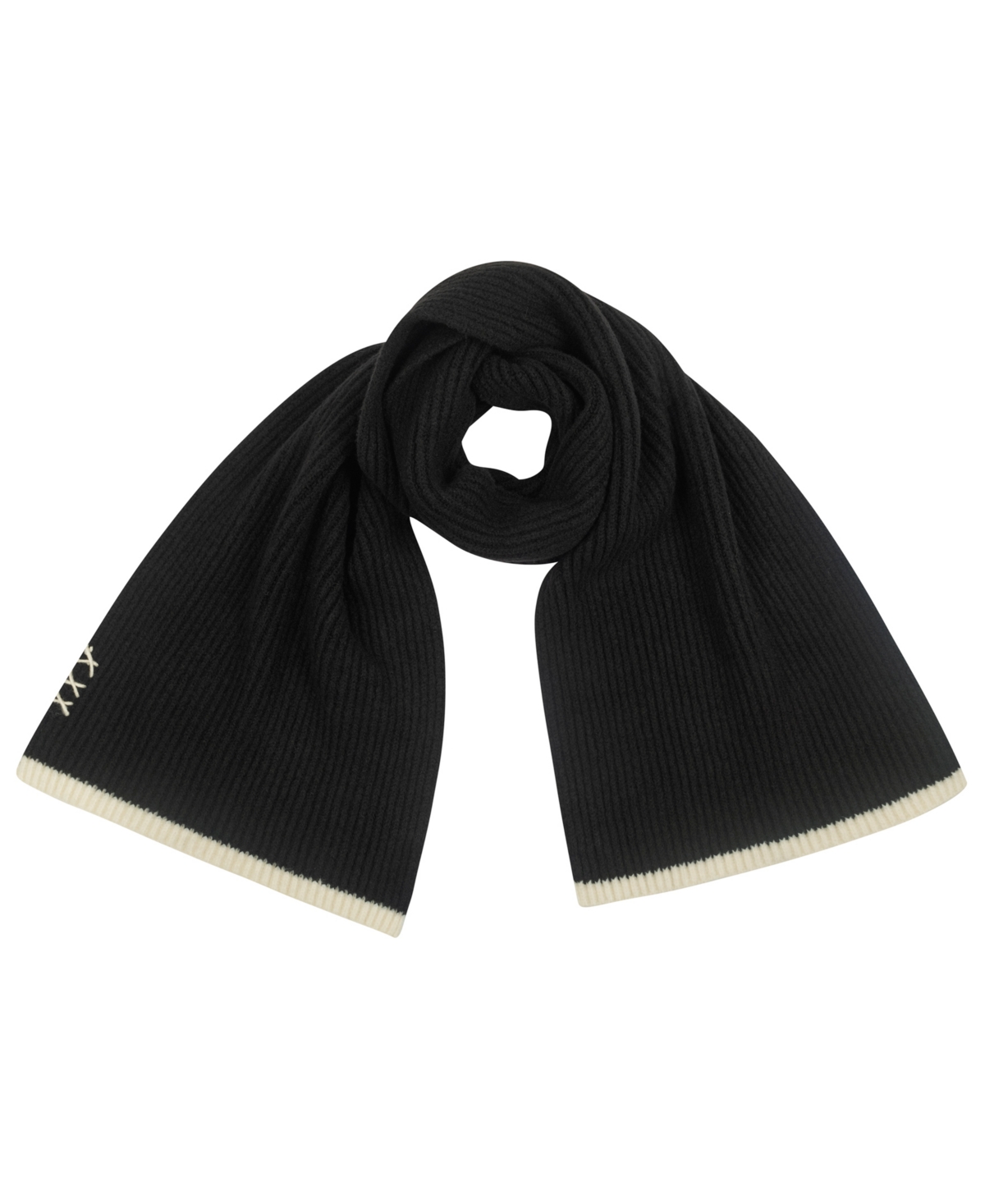 Scotch & Soda Men's Ribbed Thick Yarn Stitch Scarf