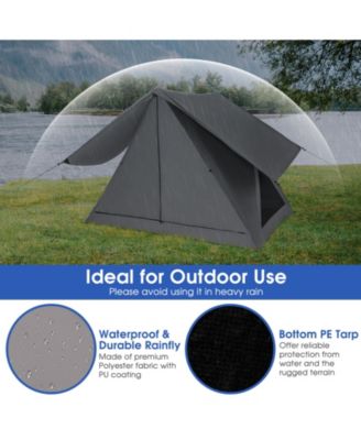 Pop-up Camping Tent for 2-3 People with Carry Bag and Rainfly for Backpacking Hiking Trip