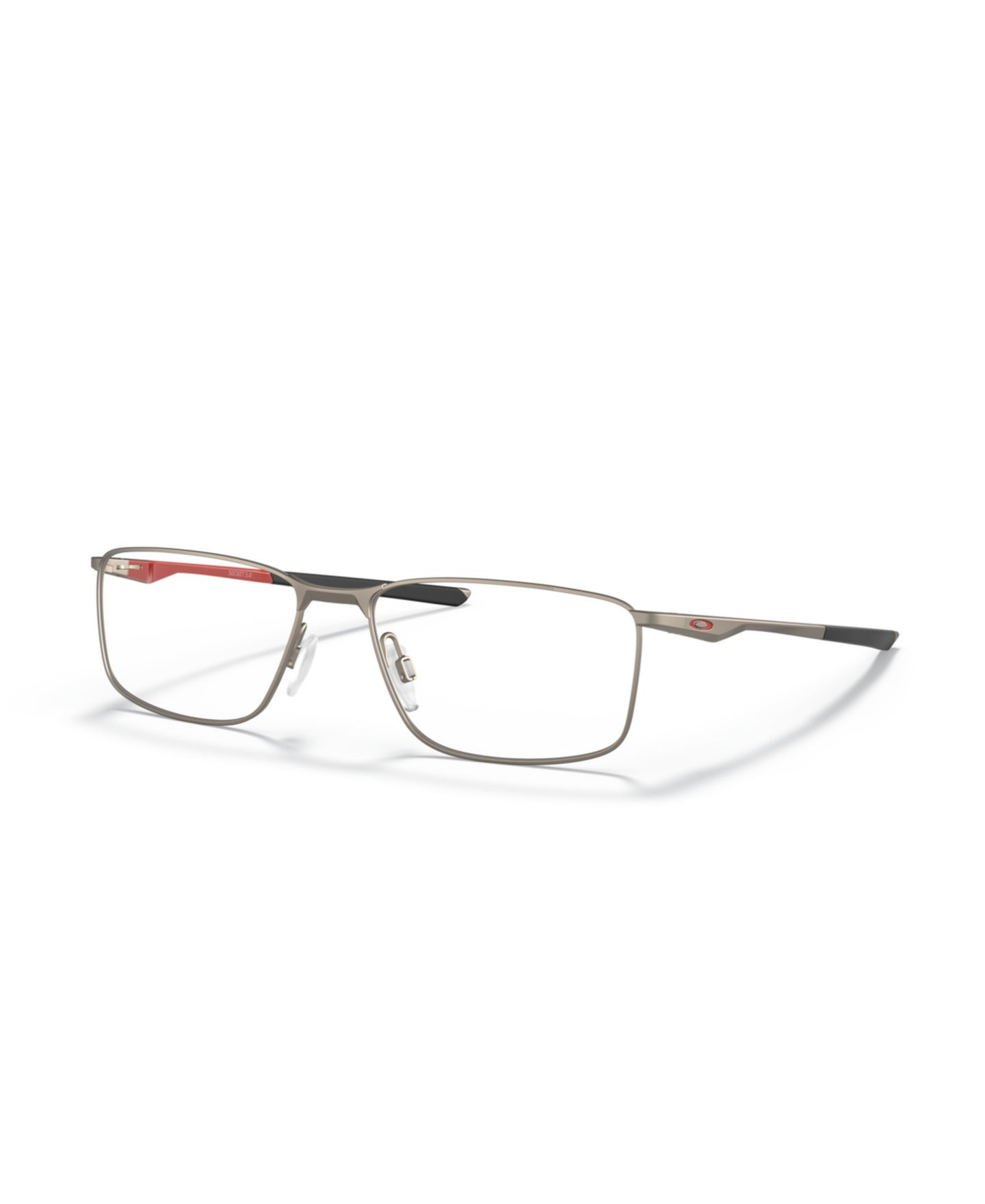 Мужские очки Oakley Man Rectangle Metal OX3218 Socket 5.5 Eyeglasses, цвет: Тёмный синий — фото 16