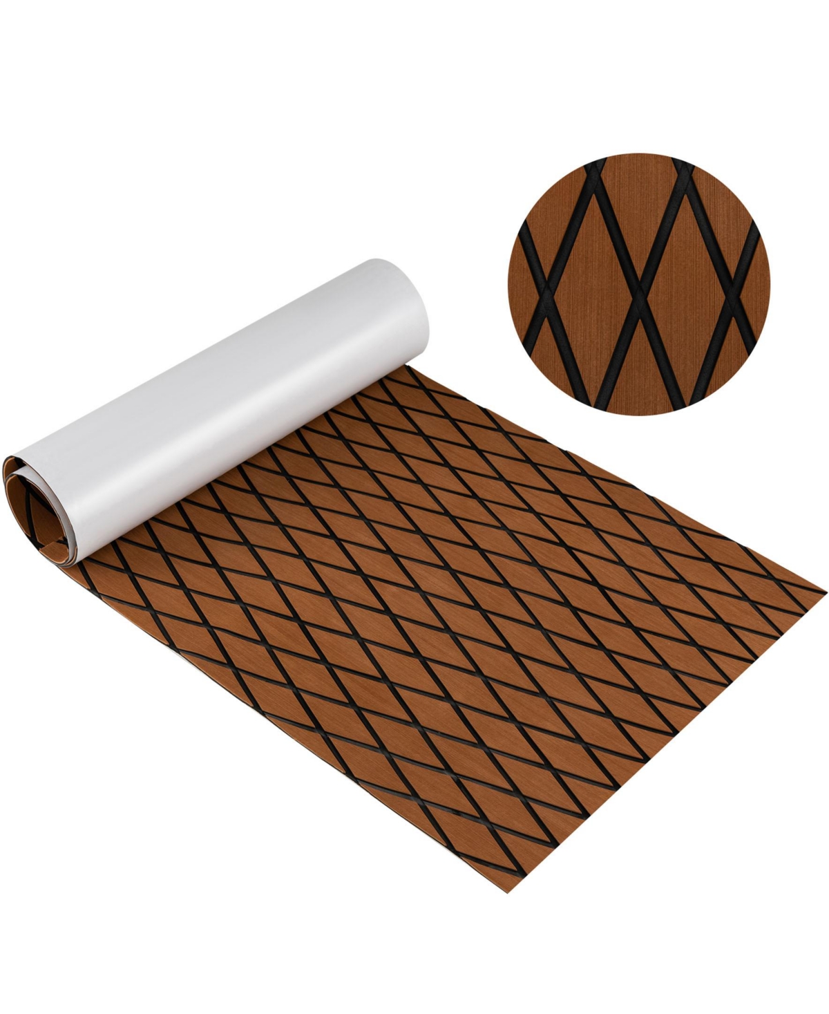 Sugift Eva Foam Boat Decking Sheet with Diamond Shape for Boat Surfboard