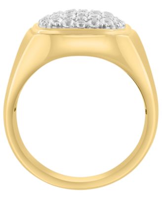 Men's White Zircon Ring (1-3/4 ct. t.w.) in 14k Gold over Silver