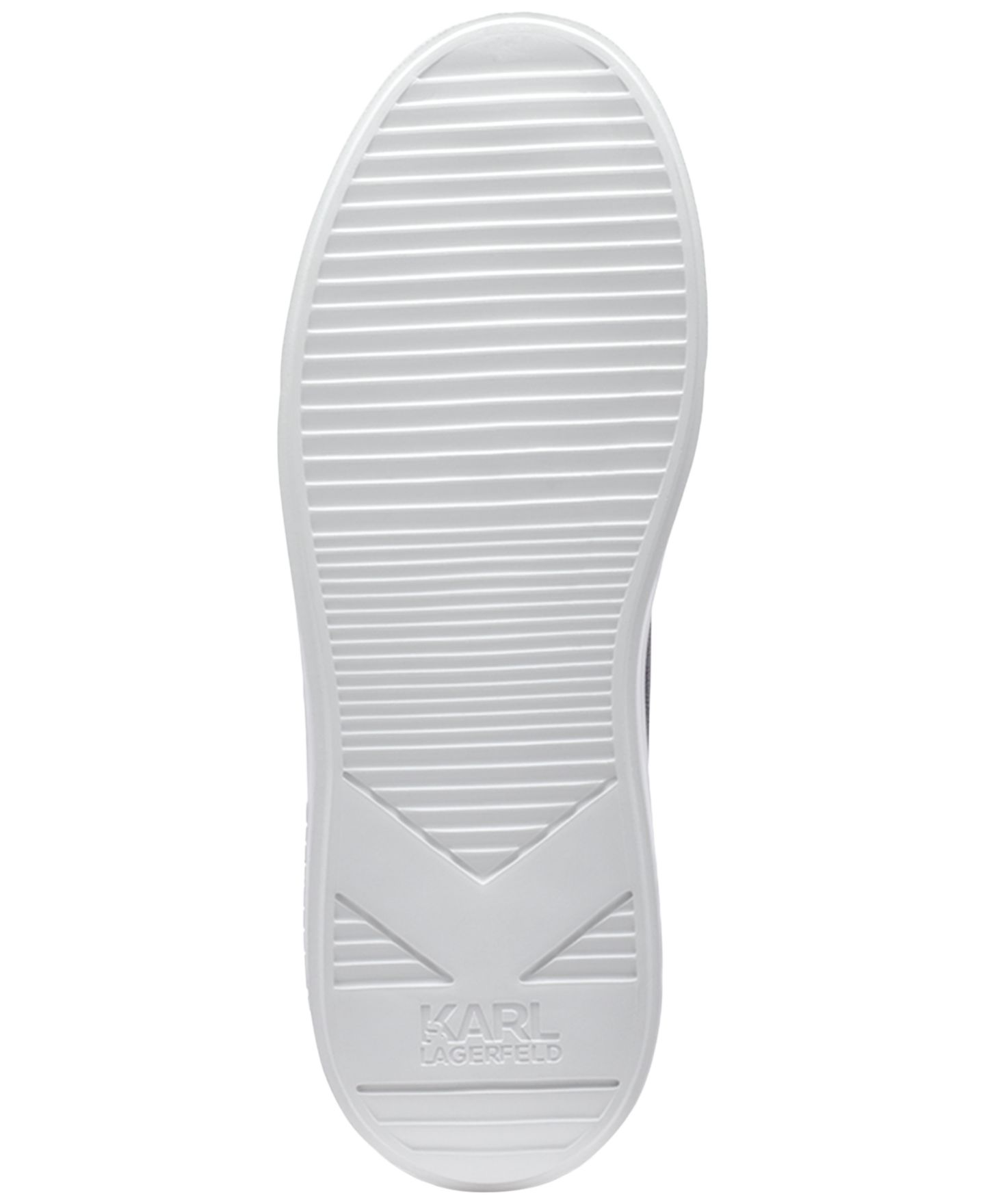 Мужские кроссовки KARL LAGERFELD PARIS Logo Plain-Toe, цвет: Чёрный — фото 5