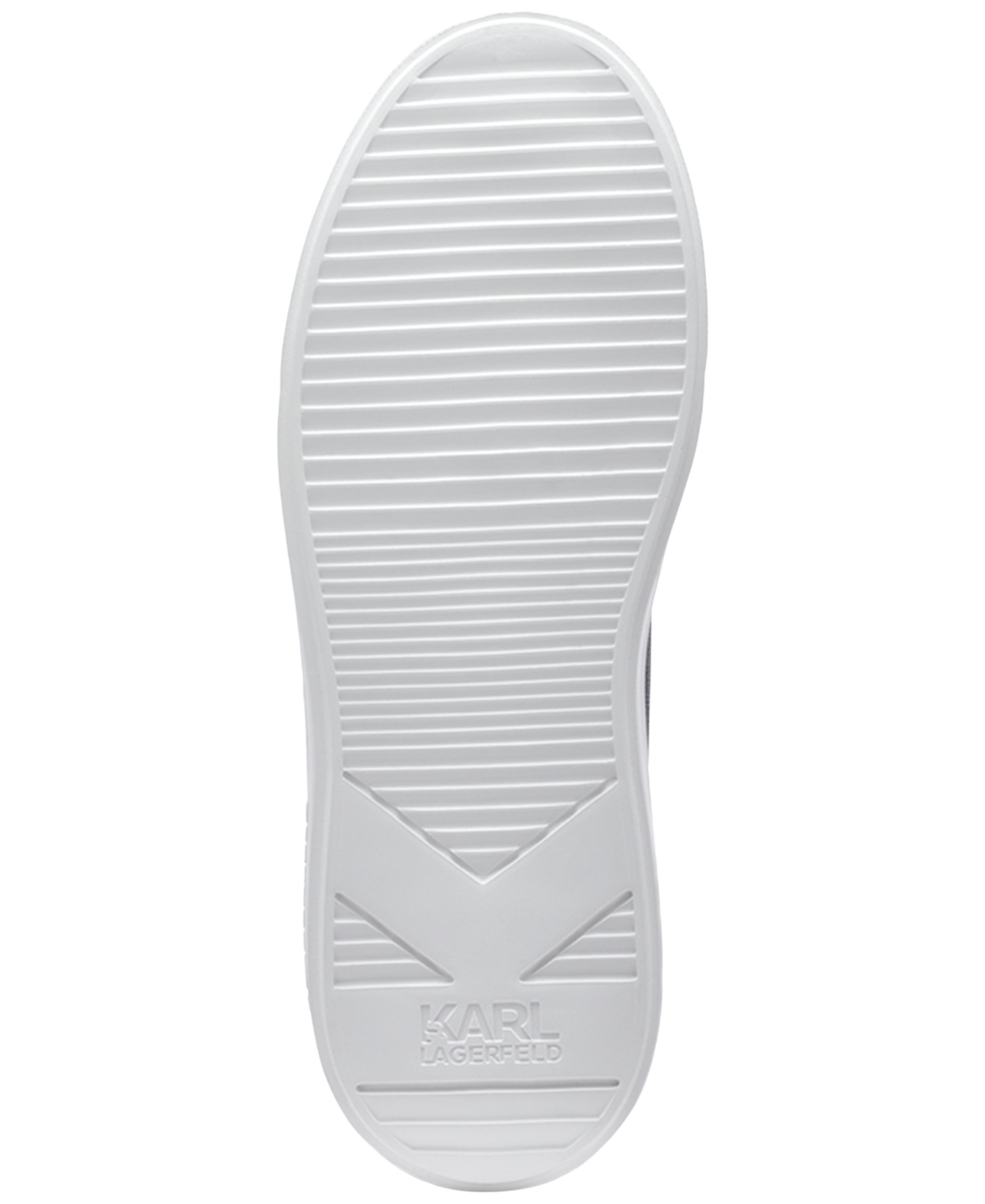 Karl Lagerfeld Men's Logo Plain Toe Sneakers In Black