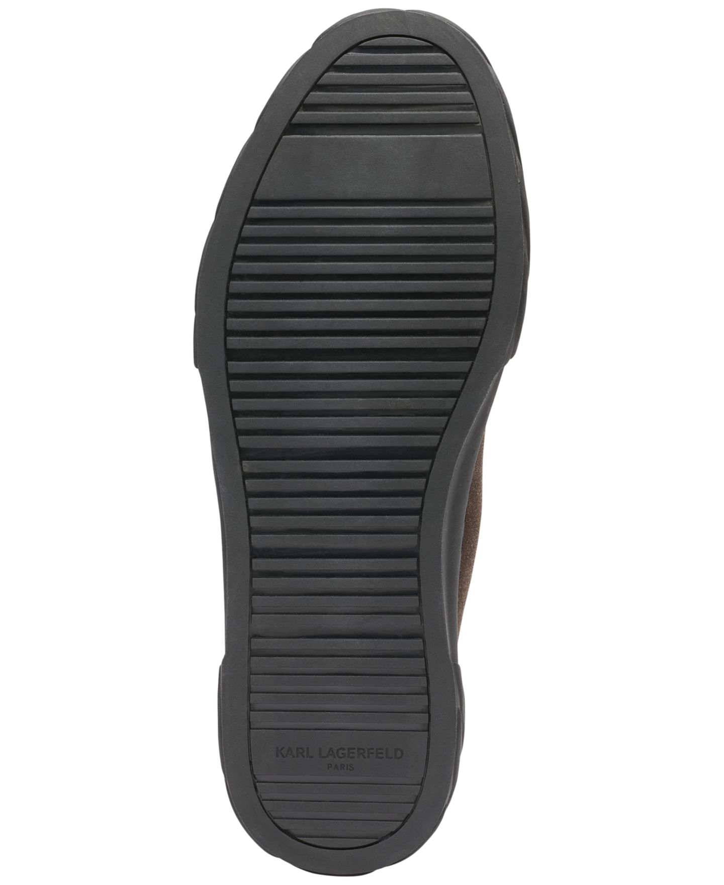 Мужские кроссовки KARL LAGERFELD PARIS Round Toe Low-Profile, цвет: Коричневый — фото 5