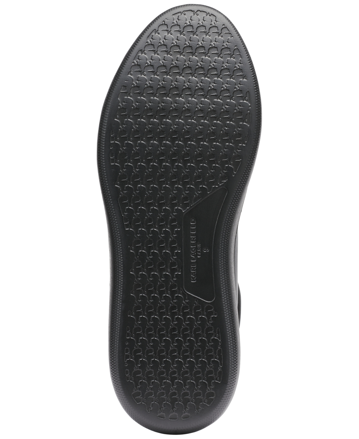 Karl Lagerfeld Men's Side Logo Print Sneakers In Black