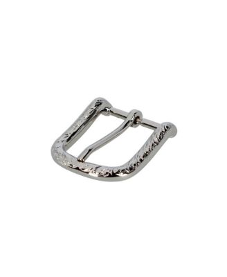 Men's 30mm Italian Rippled Textured Solid Brass Harness Belt Buckle