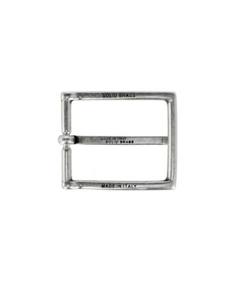 Men's 35mm Lasered Patterned Solid Brass Italian Harness Belt Buckle