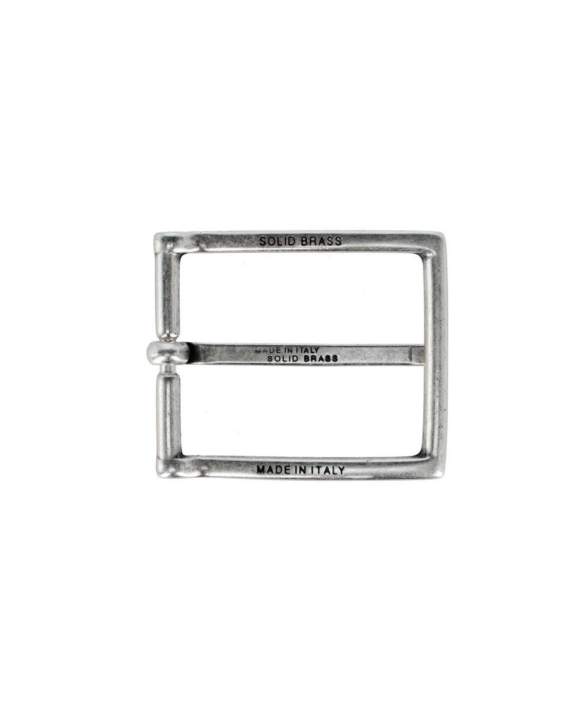 Trafalgar Men's 35mm Lasered Patterned Solid Brass Italian Harness Belt Buckle