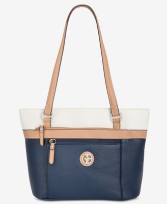 Large Color Block Tote Bag, Macy's Exclusive