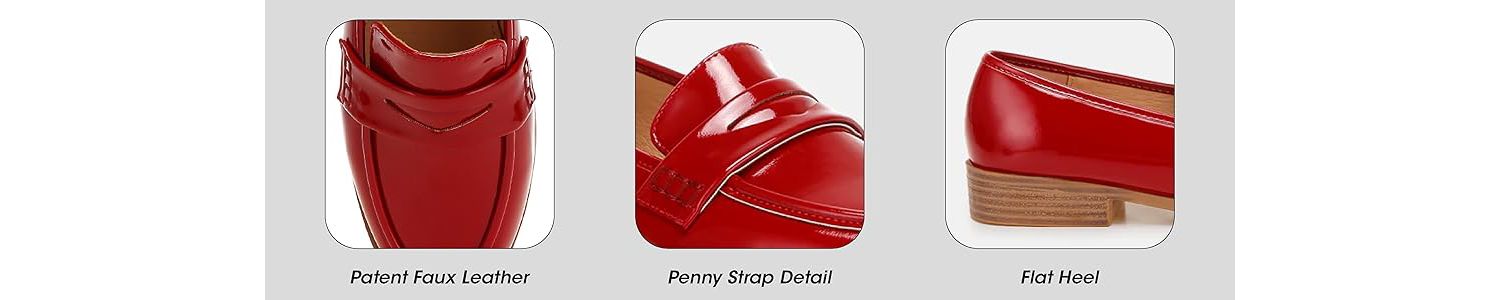 Womens Mogul Penny Strap Detail s Loafer