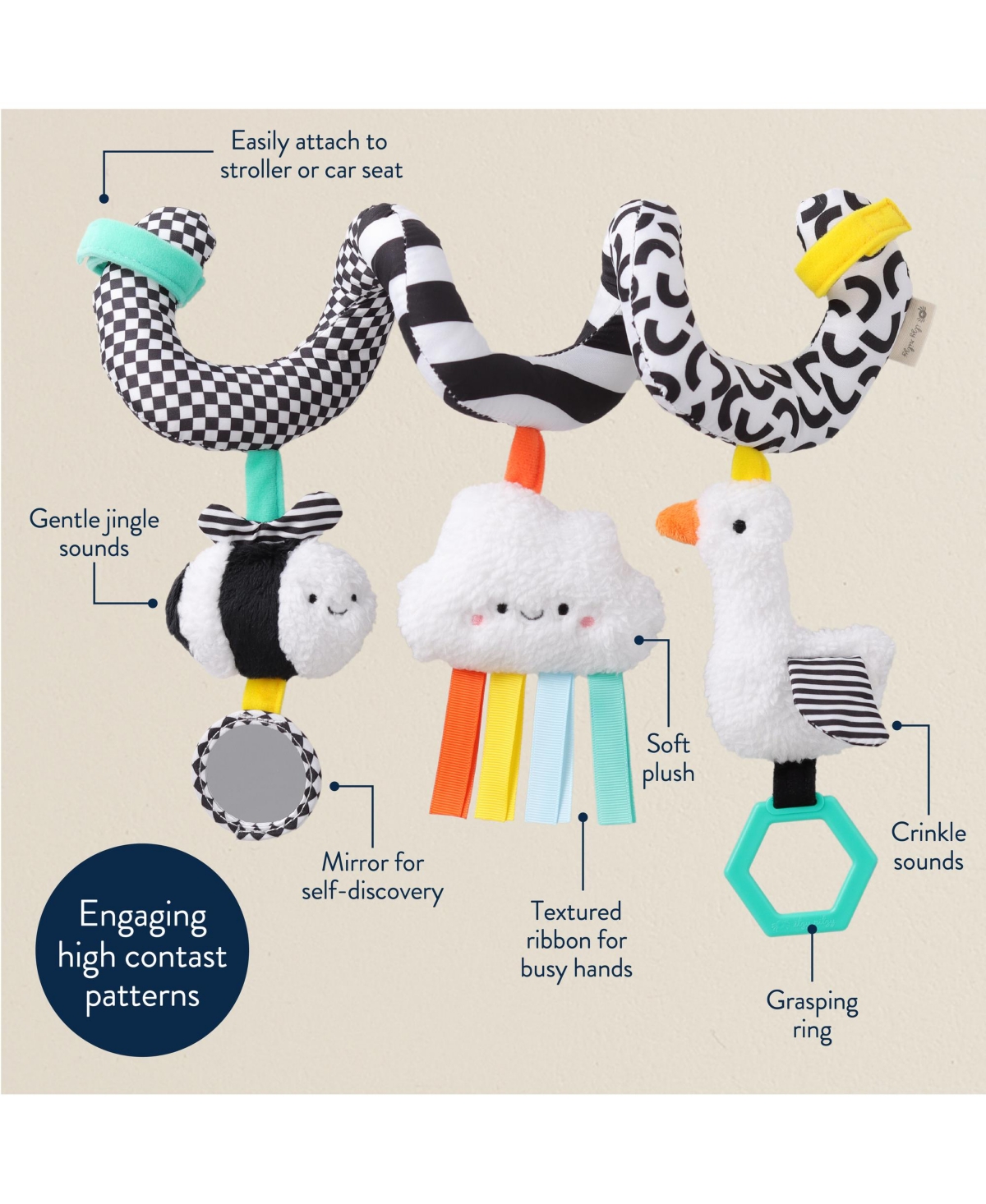 Itzy Ritzy Baby Itzy Bitzy Spiral Brights