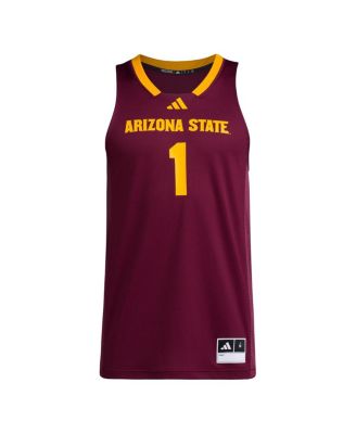 Men's 1 Maroon Arizona State Sun Devils Replica Swingman Jersey