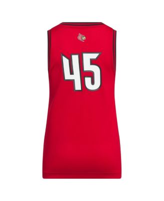 Big Boys and Girls 45 Red Louisville Cardinals Replica Swingman Jersey
