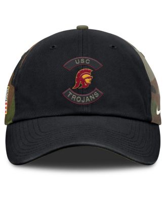 Men's Black/Camo USC Trojans 2025 Military Appreciation Club Adjustable Hat